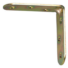 4 pc Angle bracket yellow 80mm