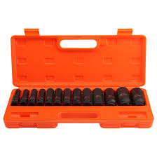 13 pc impact deep socket 1/2" 10-32mm