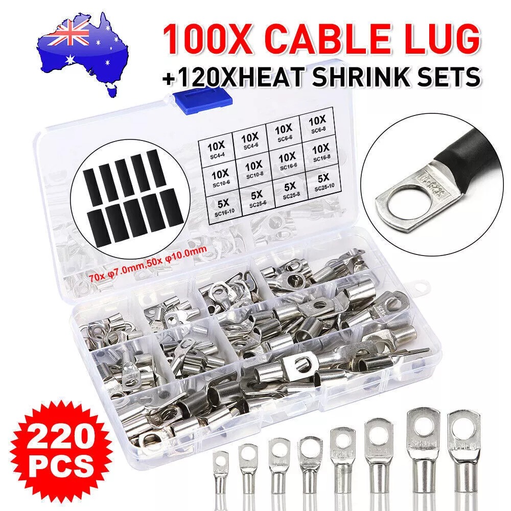 cable terminal lug heat shink 240 pc