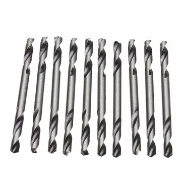 10 pc HSS Double End Drill Bit 3/16" 