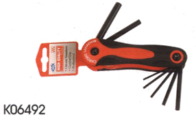 7 pcs Folding Hex Key