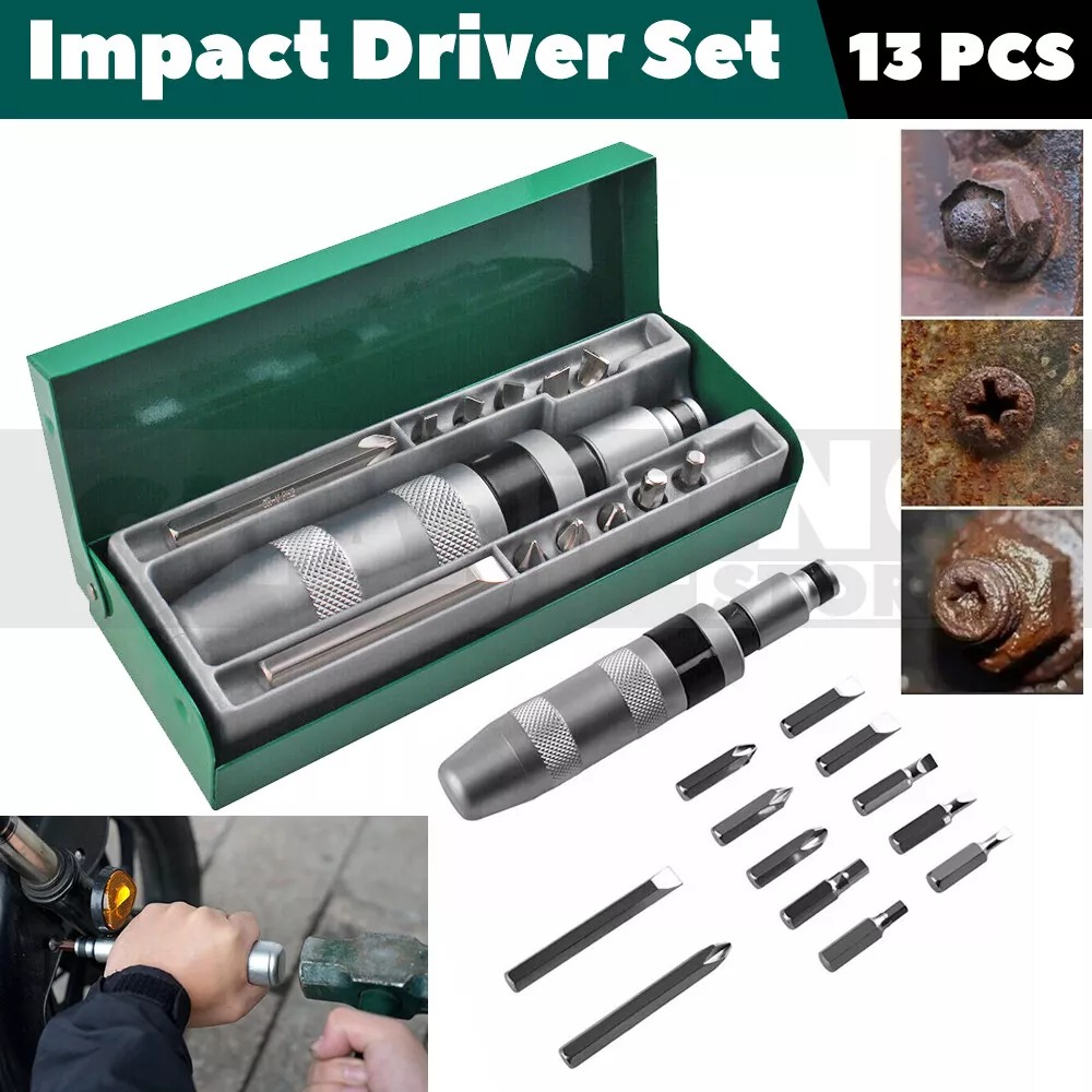 13 pcs manual impact driver 1/2"