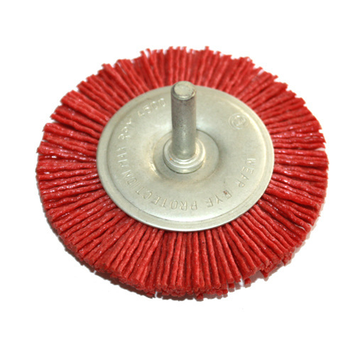 Nylon Wheel Brushes with Shank 75mm