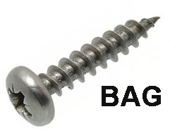 Pan head Screw 8x12mm Bag